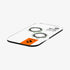 AGL07163 - iPhone 15 Pro / 15 Pro Max Optik Pro Lens Protector in natural titanium showing the device